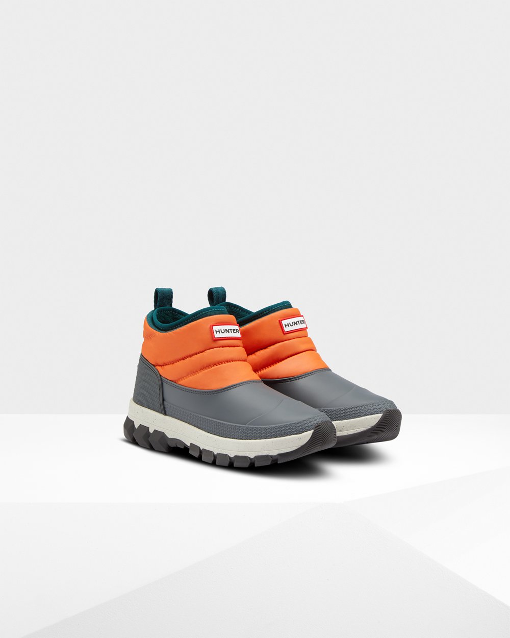 Botas De Neve Hunter Feminina Laranja - Original Insulated Ankle - 24OTLDWIK